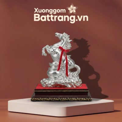 Tượng Ngựa Phi Nước Đại Mã Đáo Thành Công Bọc Bạc BT-TG31 - Ảnh đại diện