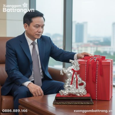 cận cảnh Một doanh nhân trung niên Việt Nam đan...