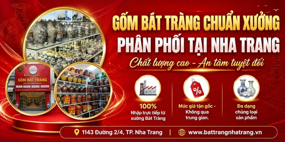 Mua gốm sứ Bát Tràng tại Nha Trang